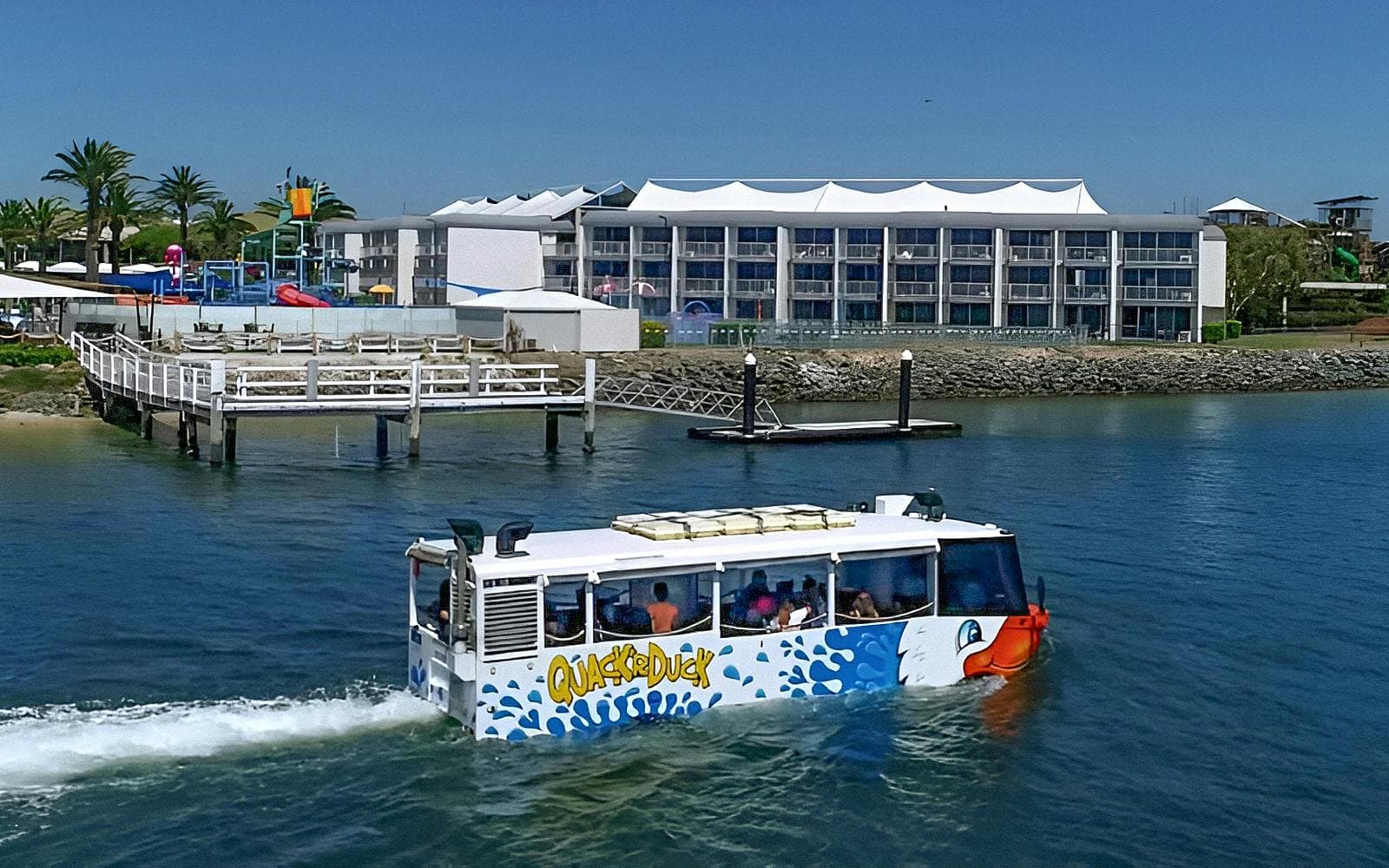 Quack'rDuck Gold Coast Tour langs stad en rivier - image 4
