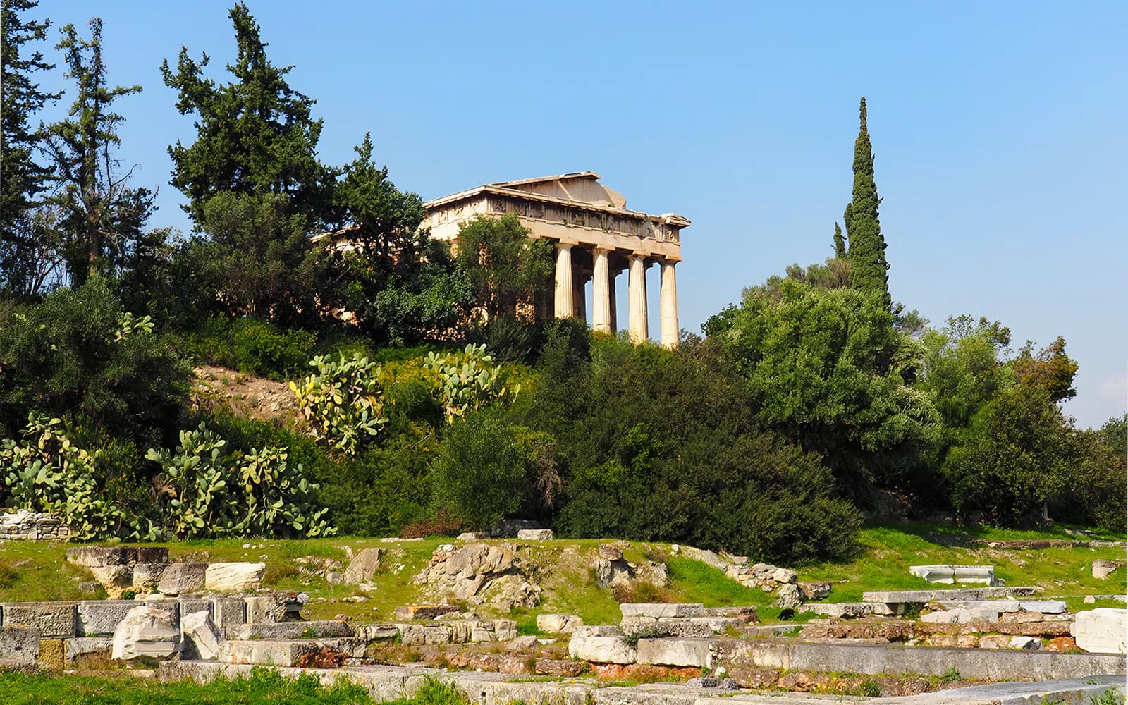 Billets d'entrée à l'Agora antique avec audioguide