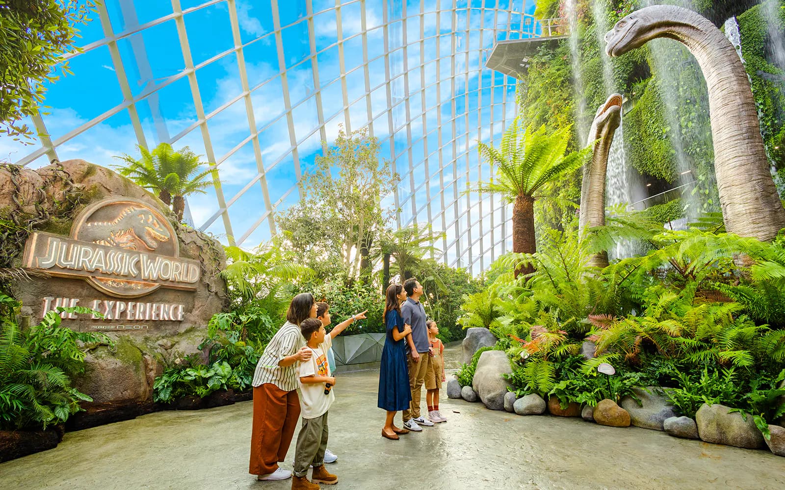 Bilety do Gardens by the Bay: Cloud Forest ft. Jurassic World Experience + Flower Dome + punkt widokowy Supertree (wstęp przed godz. 12:00/16:00) - image 3