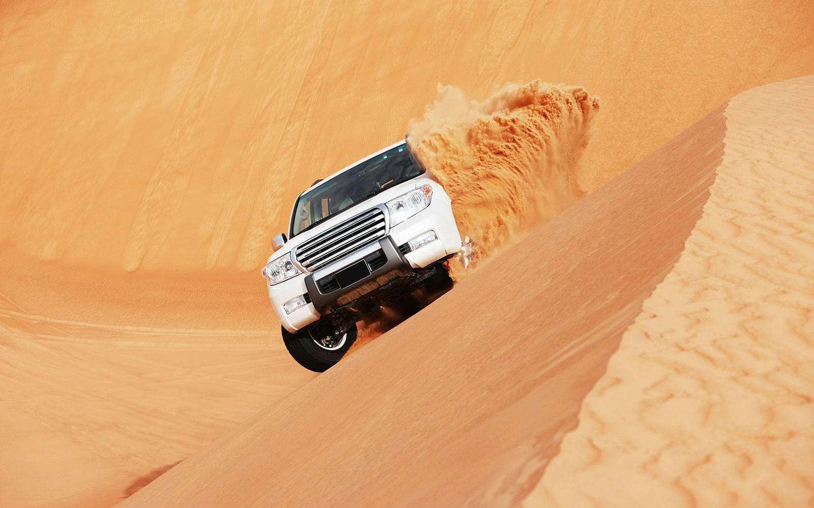 Safari por el desierto de Doha con paseo en camello: conducción por las dunas, sandboard y visita al mar interior