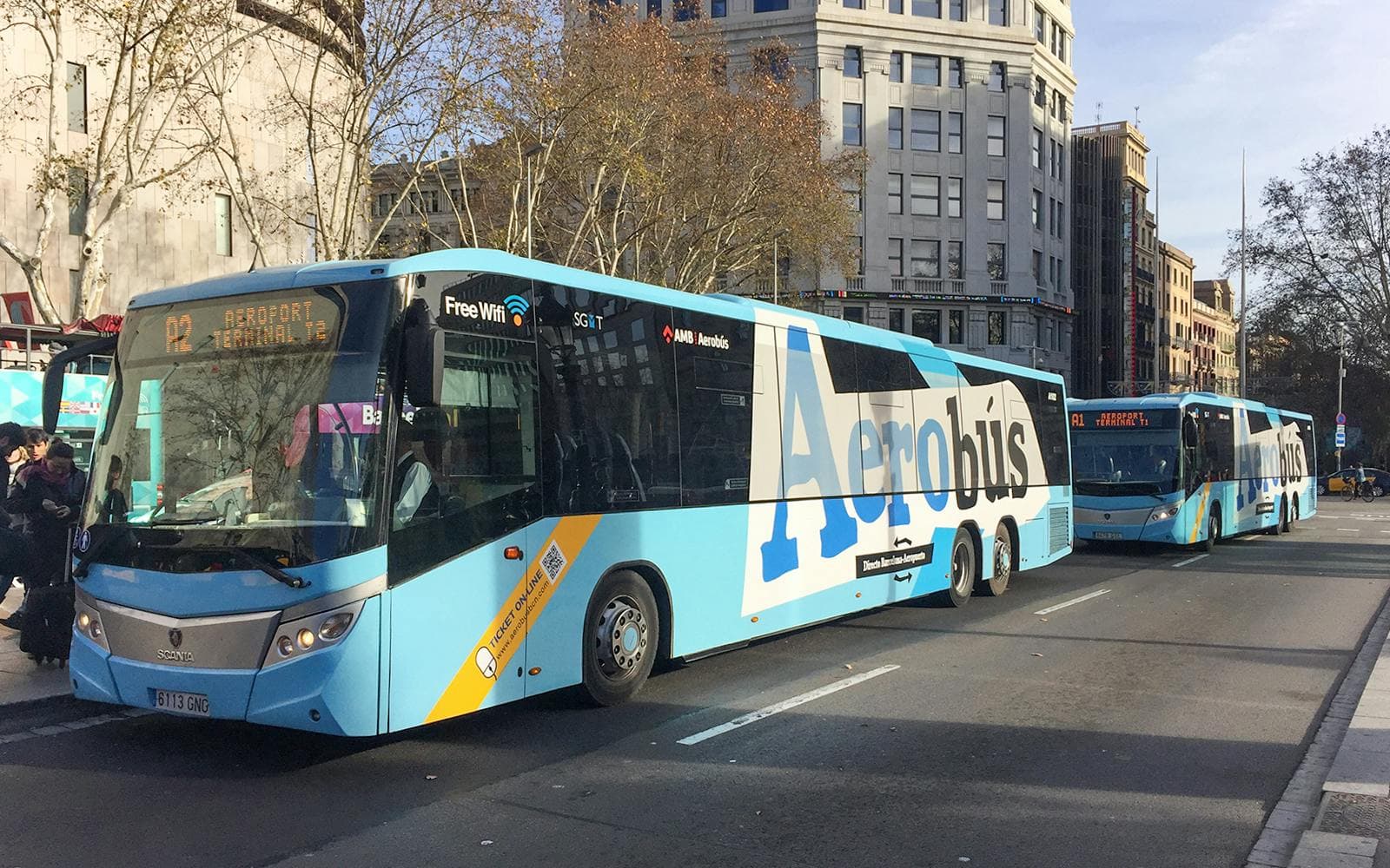 Aerobus-Tickets: Flughafen Barcelona nach/von Plaça Catalunya - image 3