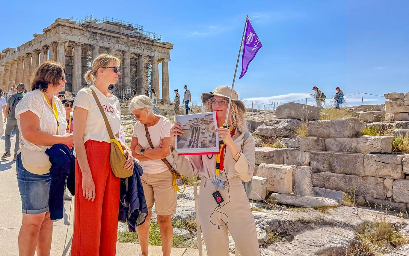Visite guidée de l'Acropole et du Parthénon avec billets d'entrée