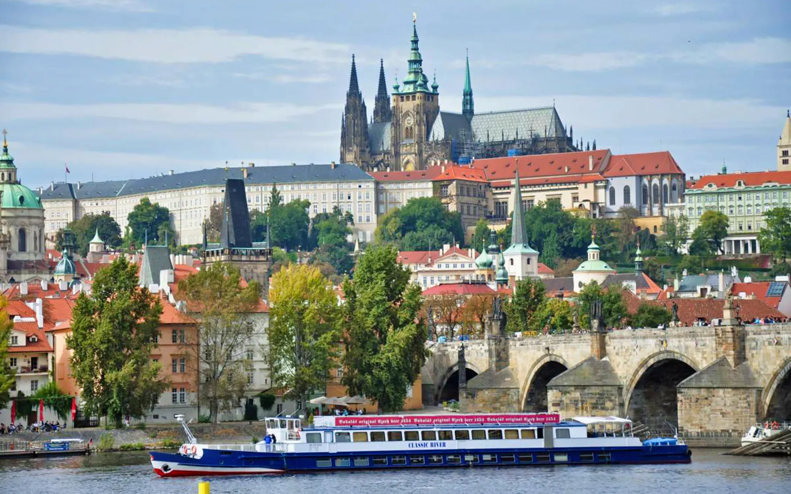 Prague Vltava River Daytime Panoramic Sightseeing Cruise